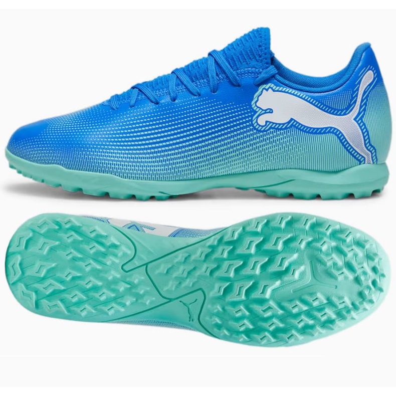 Puma Future 7 Play Tt skor 107943 01 blå 1