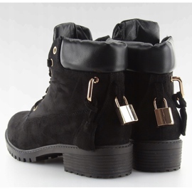 Svarta timmerstövlar för kvinnor AT-0623-L Svart 2