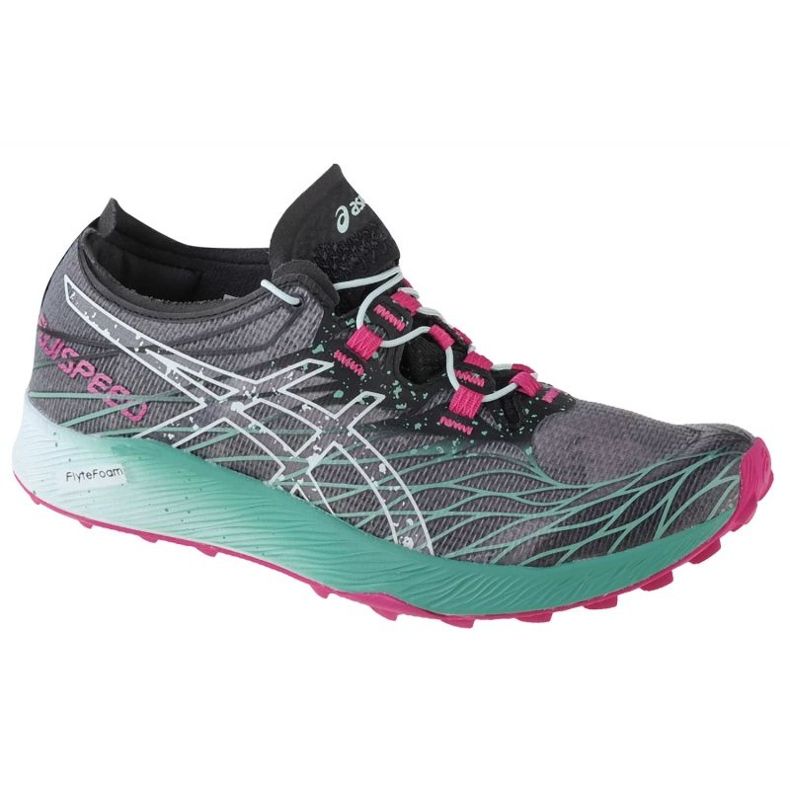 Asics Fujispeed 1012B176-001 skor svart grå 1