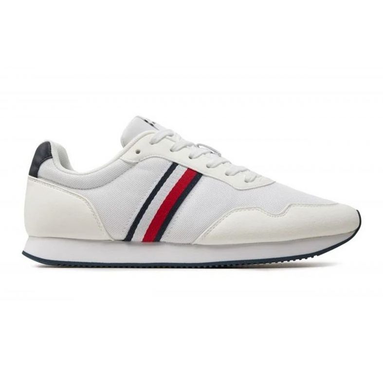 Tommy Hilfiger Lo Runner Mix M skor FM0FM04958YBS vit 1