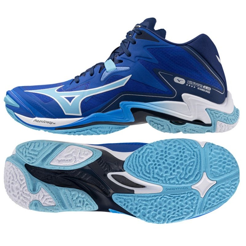 Mizuno Wave Lightning Z8 Mid V1GA240501 skor blå 1