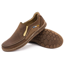 Olivier Slip-on-skor för män 283GT brun 4