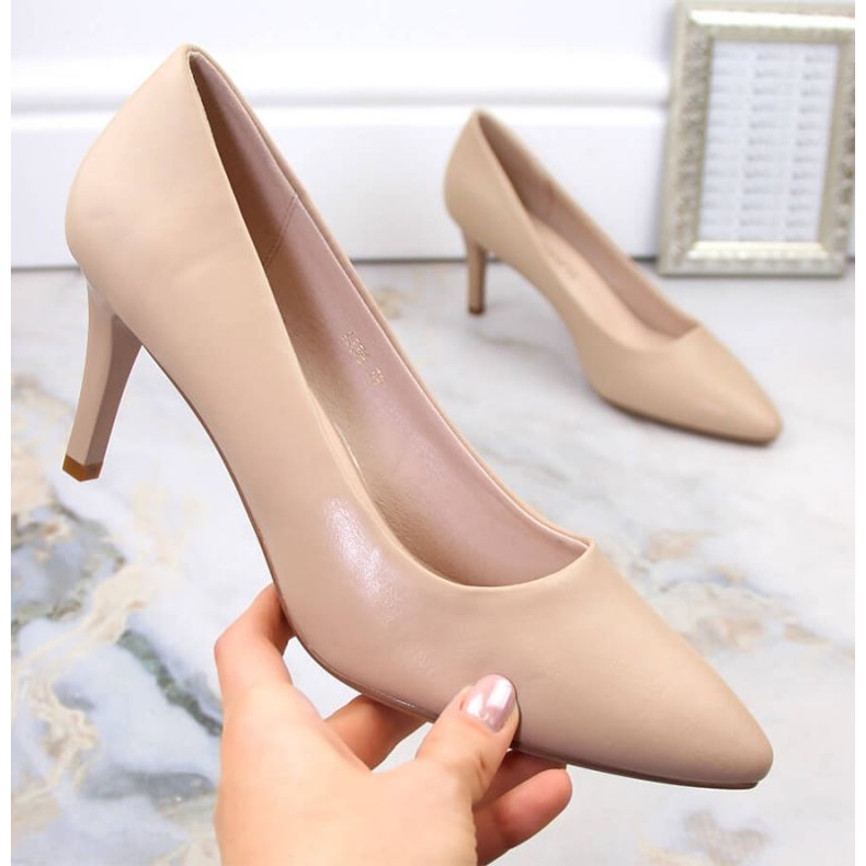 Sergio Leone W SK414E kaffe högklackat 2