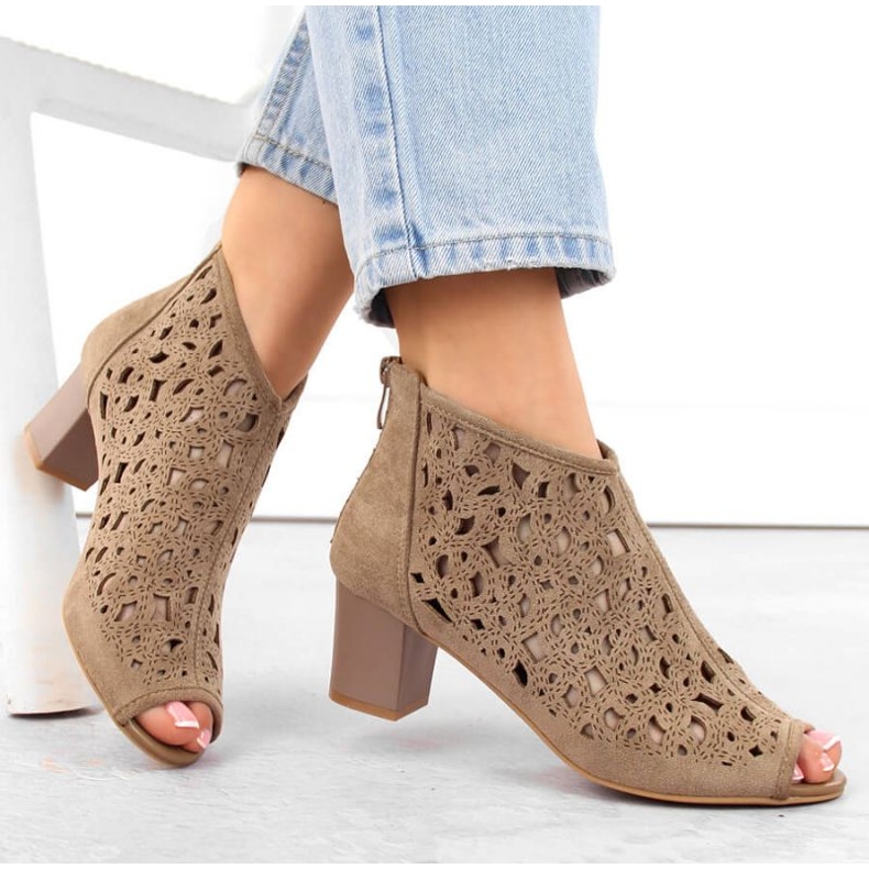 Mockastövlar Jezzi W JEZ428 ljusbruna 2