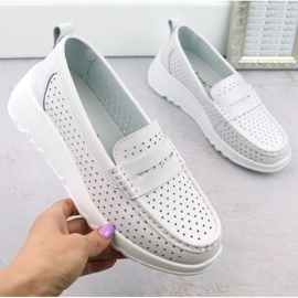 S.Barski S. Barski genombrutna skor W LR509 OLI253A vit 2