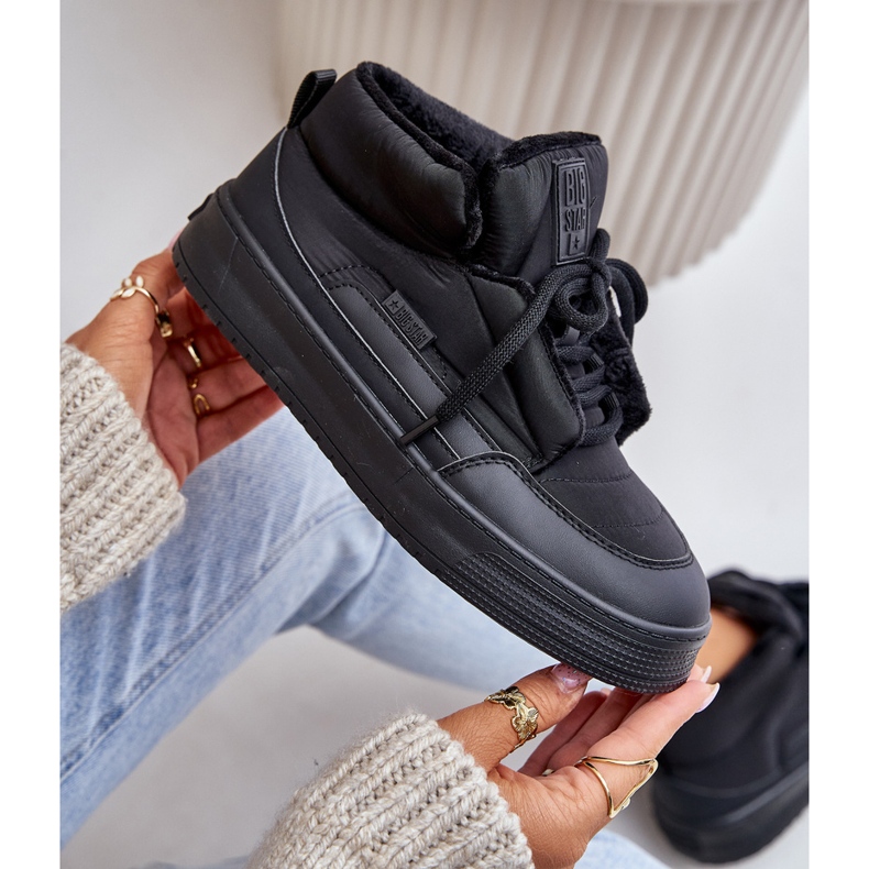 Big Star Isolerade Sneakers för kvinnor OO274A530 Svart 3