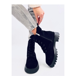 Franti Black Chelsea-stövlar med snörning - Inello svart 2