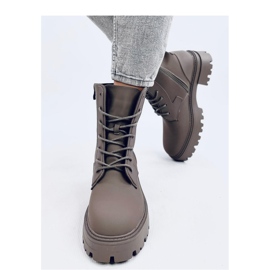 Tamar Gröna ankelboots med snörning - Inello 2