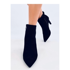Mariah Svart mocka högklackade ankelboots - Inello 2