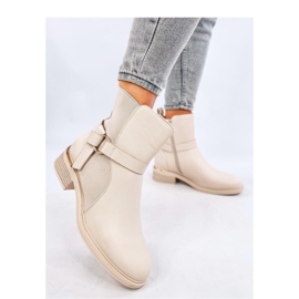 Chelsea-stövlar i beige korn för kvinnor 1