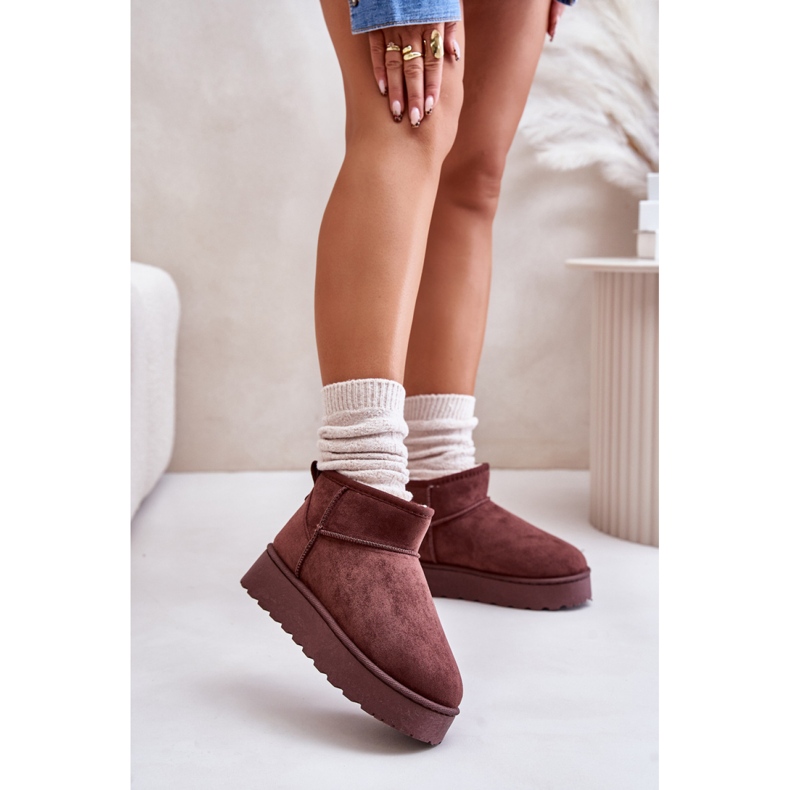 Snowboots Modell 20216-4H Mörkbrun 1