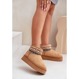 Modell 20226-4B Camel snökängor brun 1