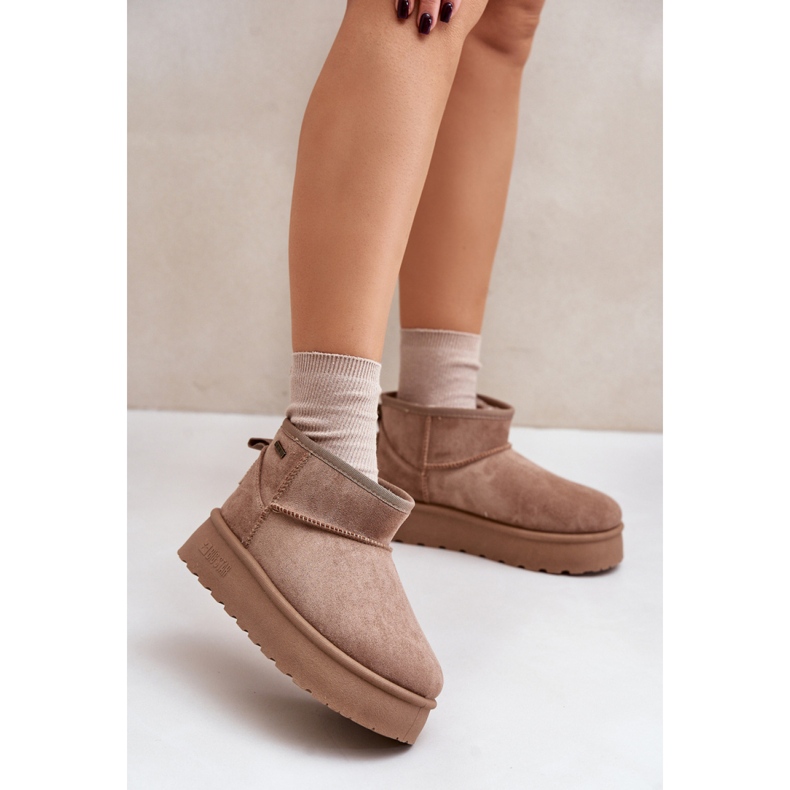 Big Star OO274A100 Beige snökängor 1