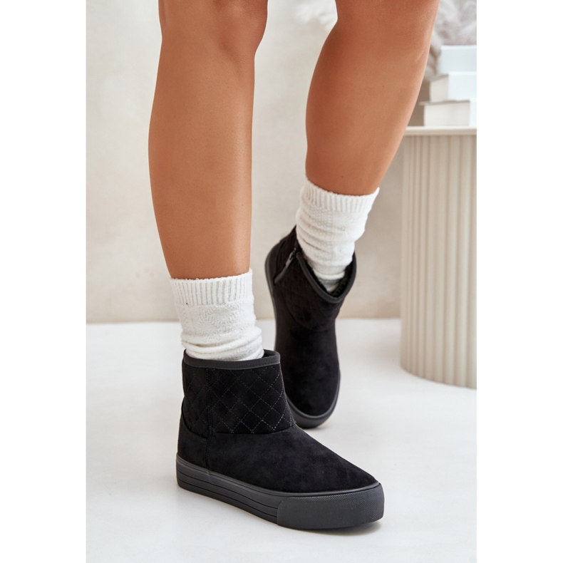 Big Star OO274A522 Svarta snöstövlar 1