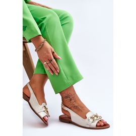 Step in style Sandaler Modell Lewski Skor 3230 Beige/Guld - Steg i stil 2