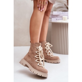 Stövlar Modell NS539P Beige 1