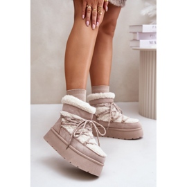 Snowboots Modell HY867-39 Ljusbeige 1