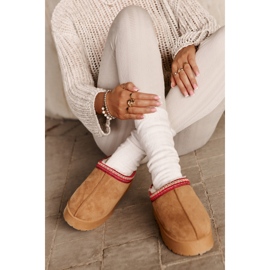 Modell 20219-4B Camel snökängor brun 2