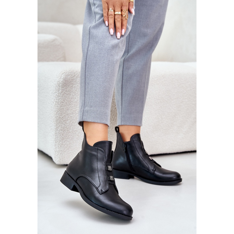 S.Barski HY42-716 Svarta stövlar 1