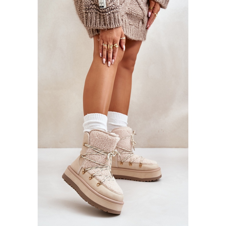 Snowboots Modell 24889 Ljusbeige 1