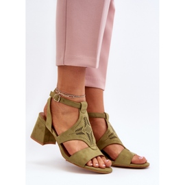 Sandaler Modell N24-028 Grön 1
