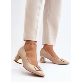 Laura Messi 2740/248-829 Beige pumps 2