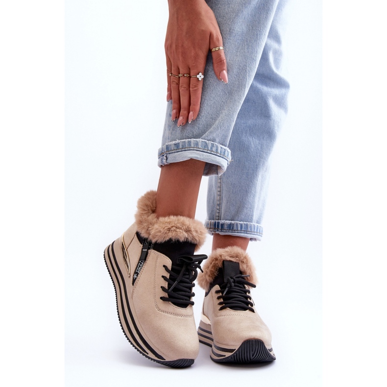 Sportskor Modell 21-Q99 beige 1