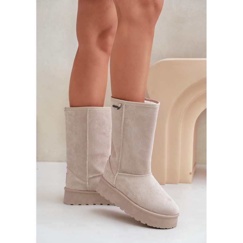 Big Star OO274894 Ljusbeige snökängor 1