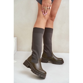 Stövlar Modell RQ438 Mörkgrön 1