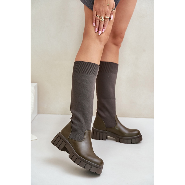 Stövlar Modell RQ438 Mörkgrön 1