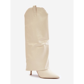 Modell 35858 Light Beige boots 2