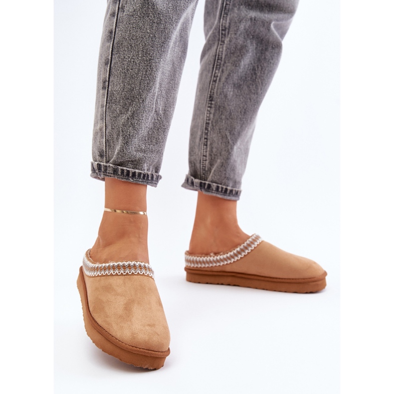 Inblu FX000021 Camel tofflor brun 1