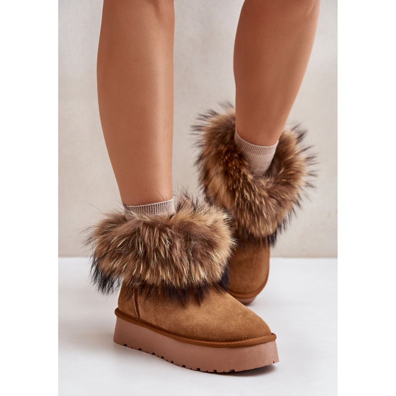 Snowboots Modell W5893 Camel brun 1