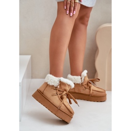 Modell 20209-4B Camel snökängor brun 1