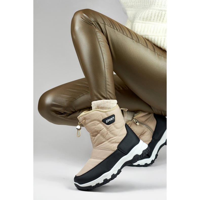 Snowboots Modell 9159-4BE Beige/Svart 1