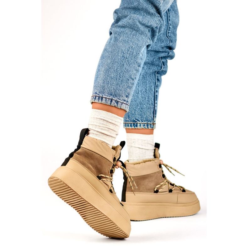 Snowboots Modell 24-72302BE Beige 1