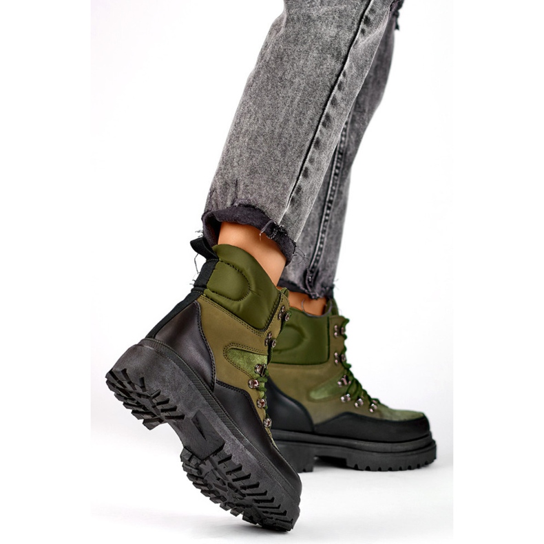 Trappers Model A-852GR Svart/Grön 1