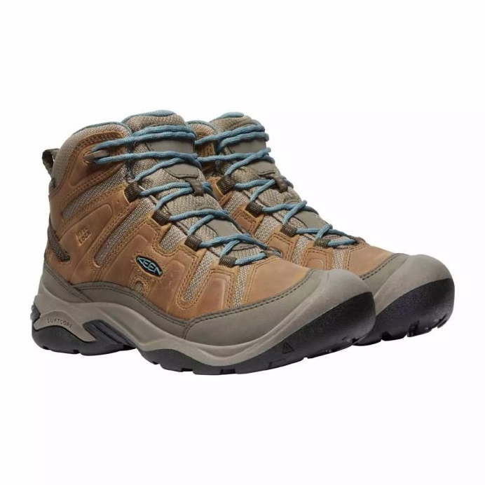 KEEN Circadia Mid Wp Toasted COCONUT/North Atlantic Trekking Skor KE-1026764 brun 1