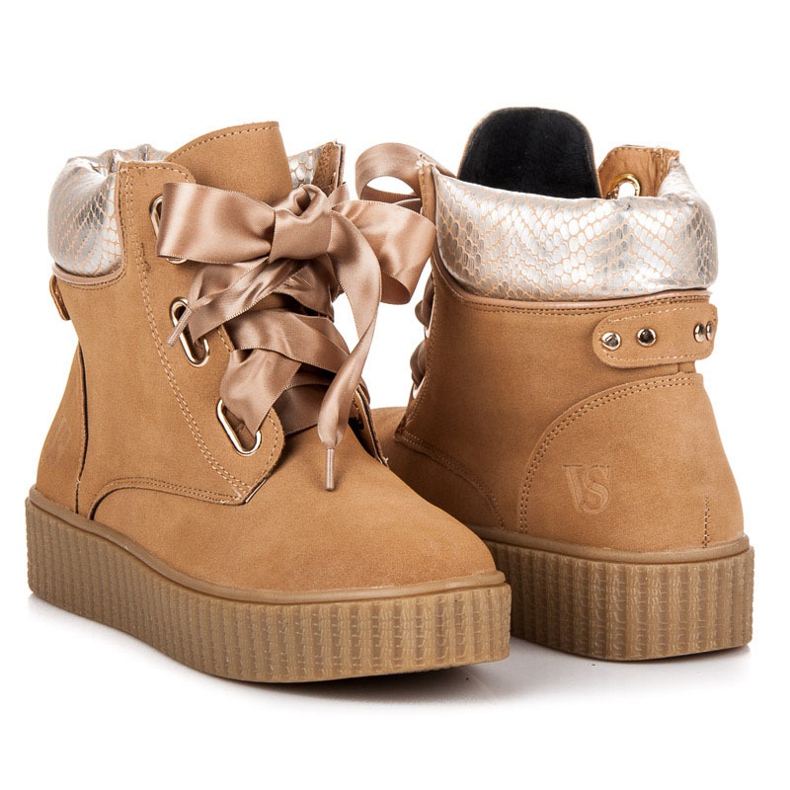 Vices Creepers med snörning brun 2