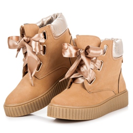 Vices Creepers med snörning brun 1