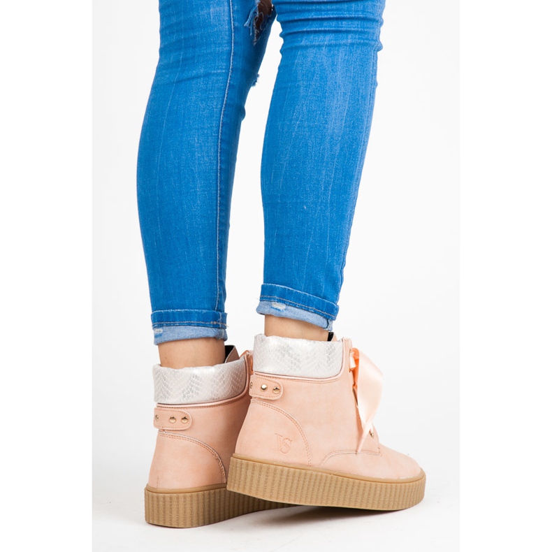 Vices Creepers med snörning rosa 1