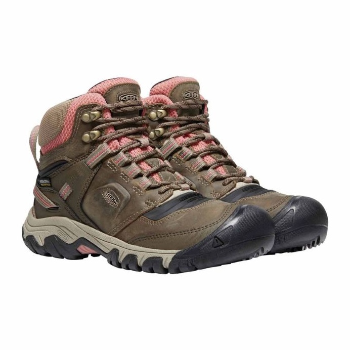 Keen Ridge Flex Mid Wp Trekking Skor KE-1024921 brun 1