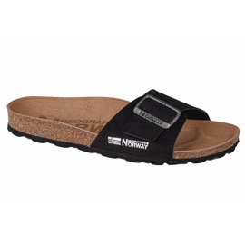 Geographical Norway Geografiska Norge Sandalias Bios Pala Hebilla flip-flops W GNW20410-01 svart 1