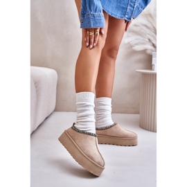 Modell 877-1 Beige tofflor 1