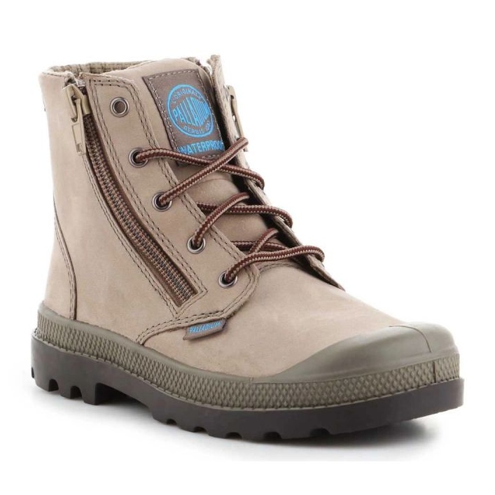 Palladium Pampa Hi Lea Gusset skor 52744206 beige 1