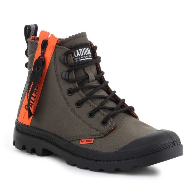 Palladium Pampa Unlocked U Olive Nattskor 77239-309-M grå 1