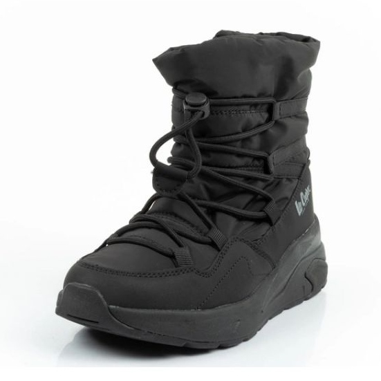 Lee Cooper LCJ-24-47-3156L snökängor för kvinnor, svarta 2