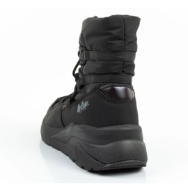 Lee Cooper LCJ-24-47-3156L snökängor för kvinnor, svarta 3