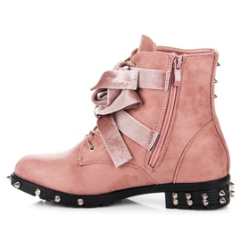 Vices Dubbväskor i mocka rosa 1