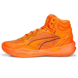 Puma Playmaker Pro Mid Laser M 378327 01 skor orange 1